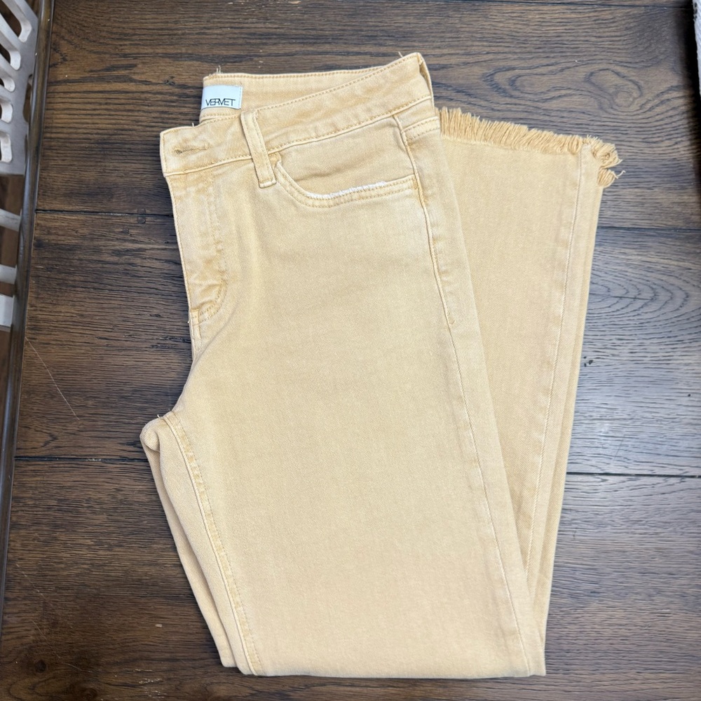 Women's Tan Jeans